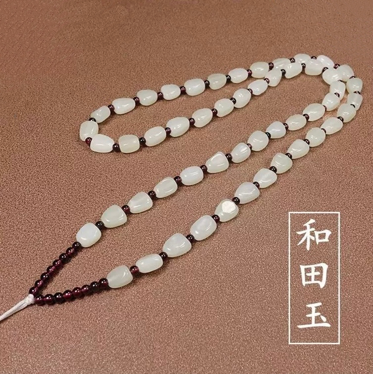 天然新疆和田玉手工编织挂绳男女款气质百搭饰品