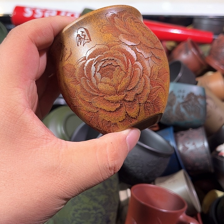 茶杯紫砂全手工紫砂主人杯