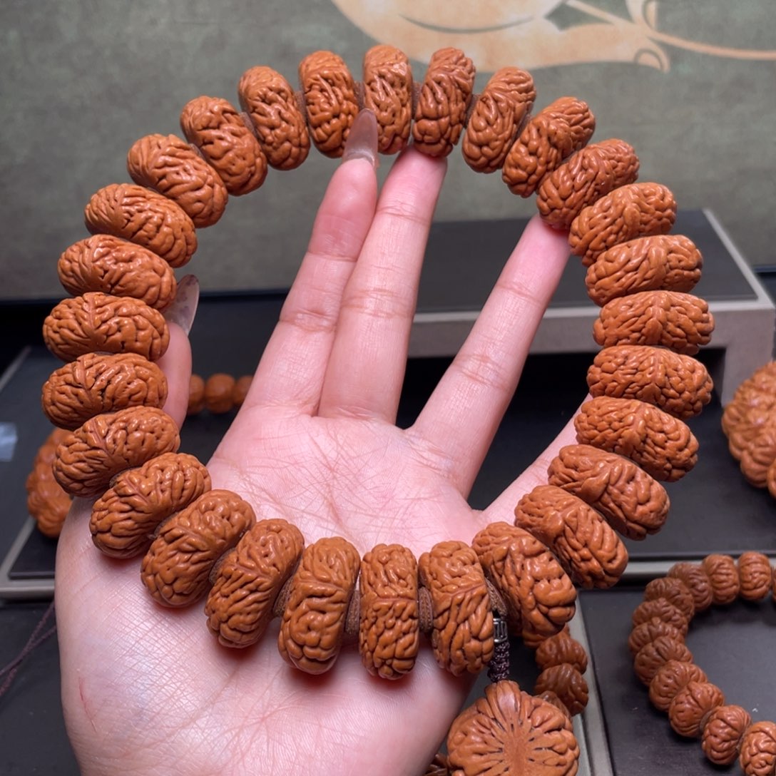 p***成吊坠桃核27麒麟纹手持