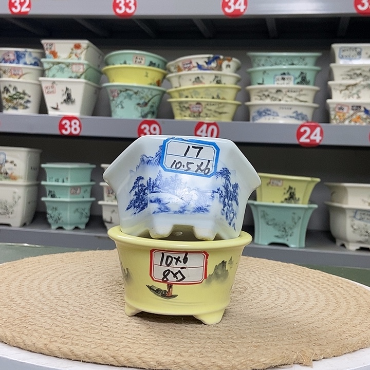 紫砂紫砂花盆1723