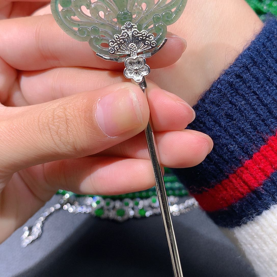 翡翠戒指未镶嵌天然翡翠