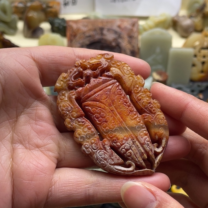 蛇纹石玉颈饰未镶嵌25