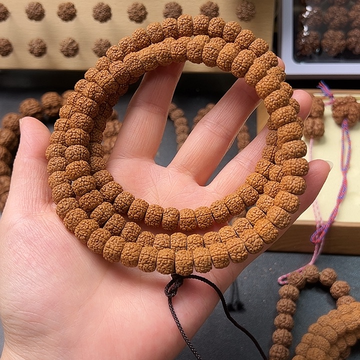 银***幕吊坠金刚菩提龙鳞108