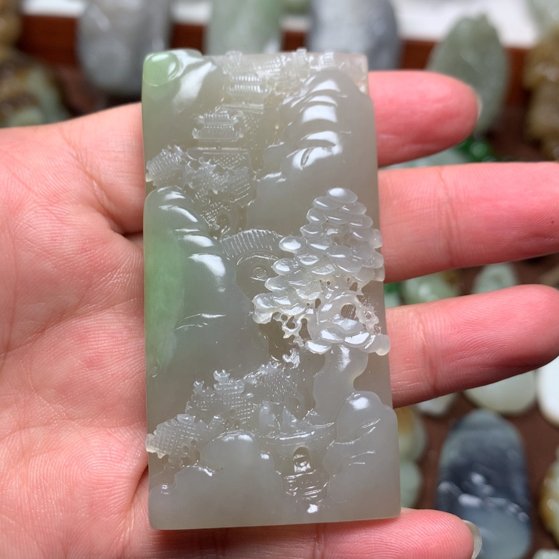 和田玉挂件未镶嵌