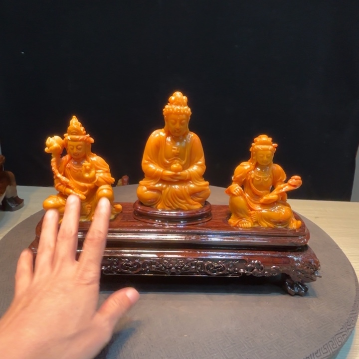 清***月寿山石寿山石摆件