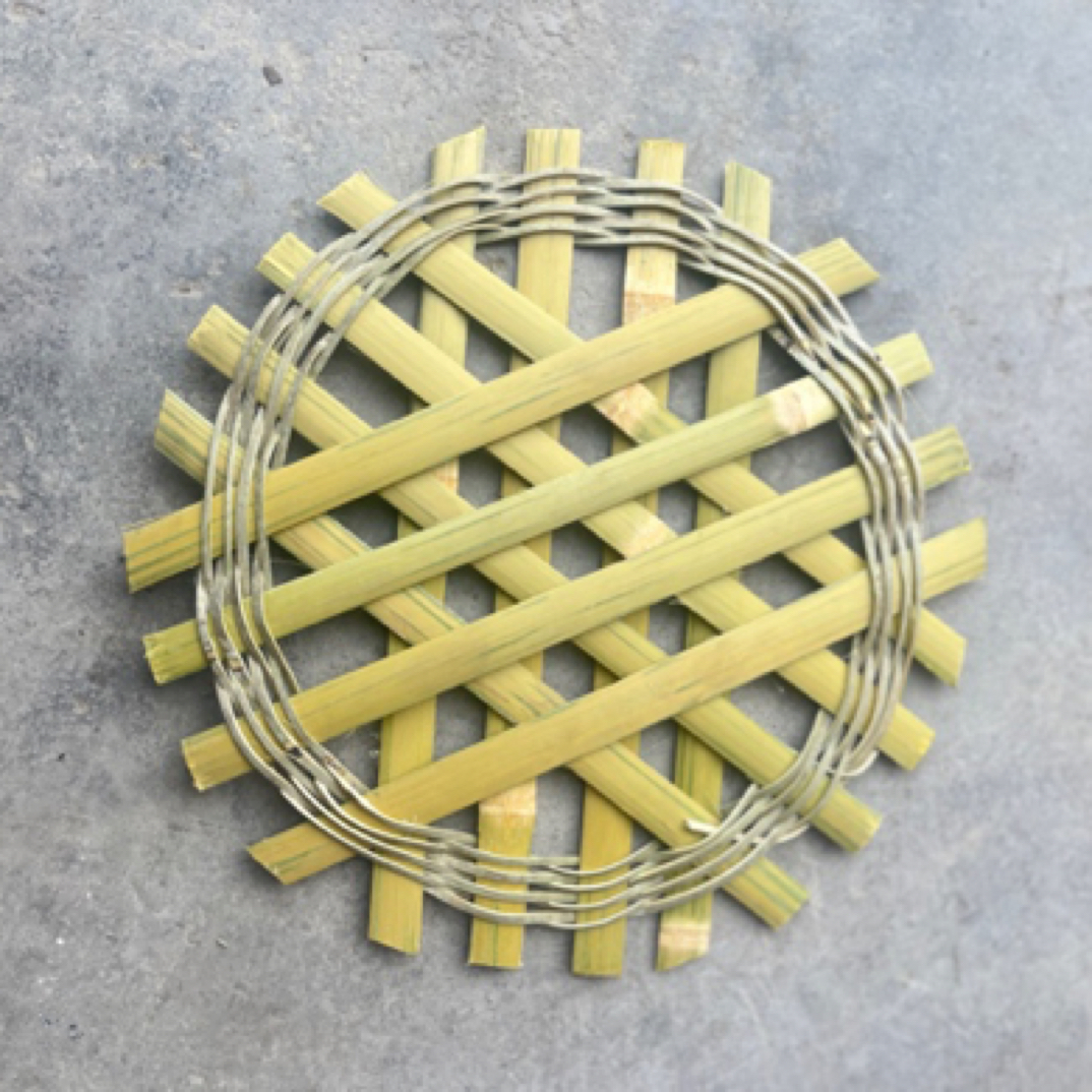 纯手工普通竹编蒸架