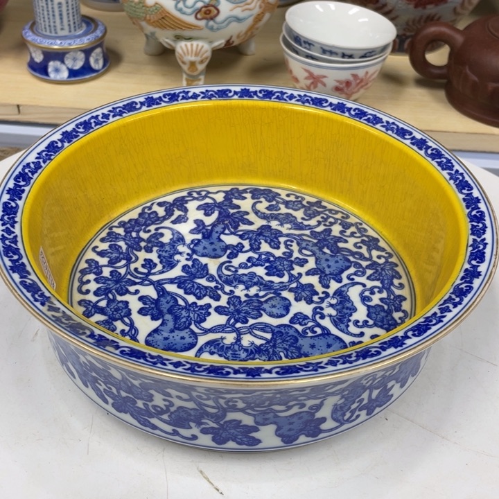 陶瓷青花瓷器洗一个