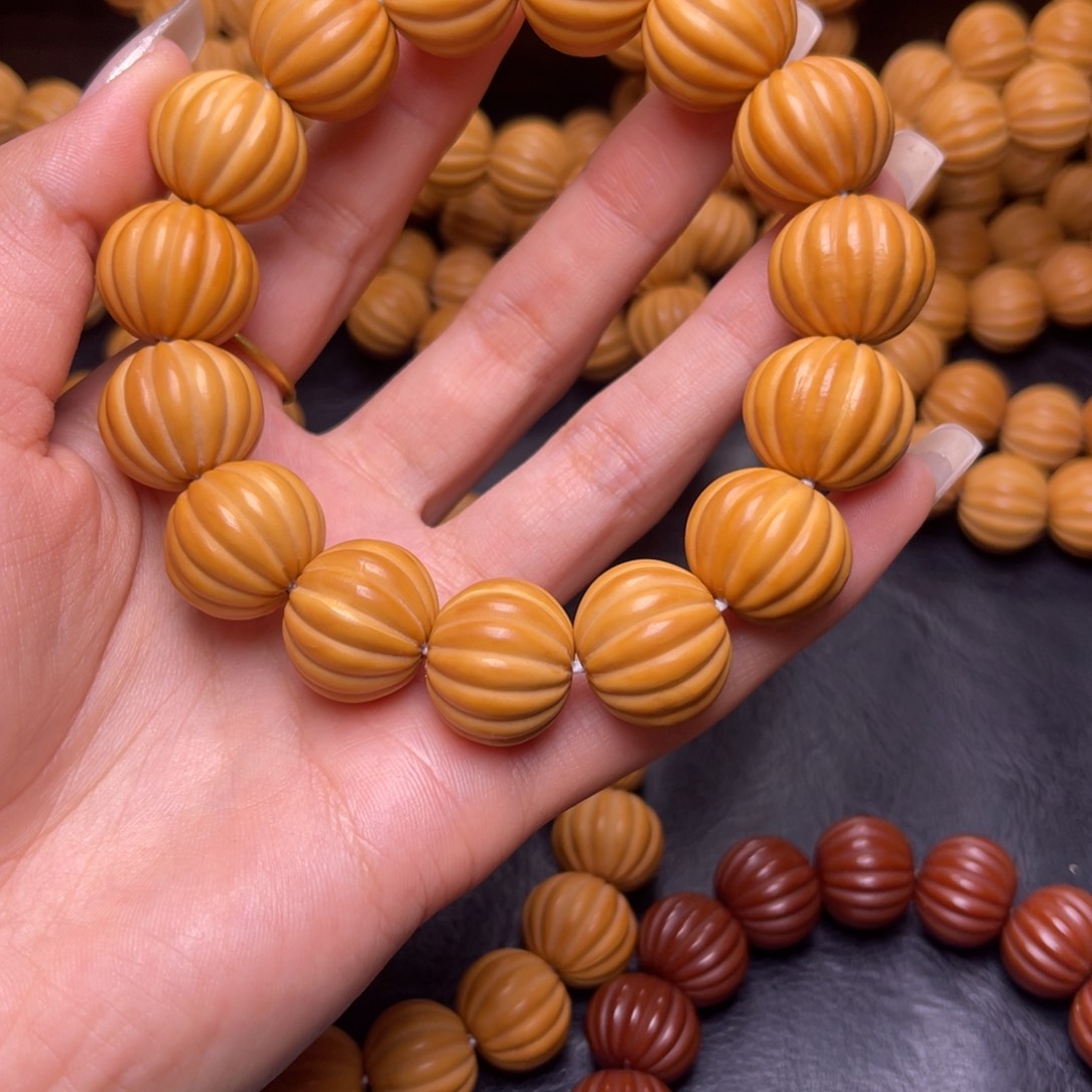 猴头核桃吊坠文*瓜珠18➕