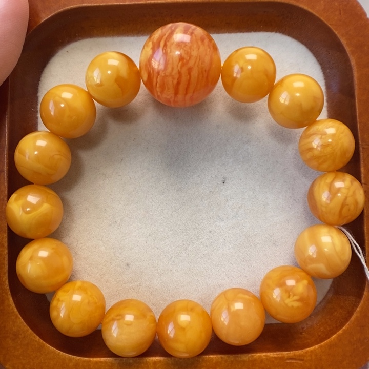 蜜蜡未镶嵌手串蜜蜡