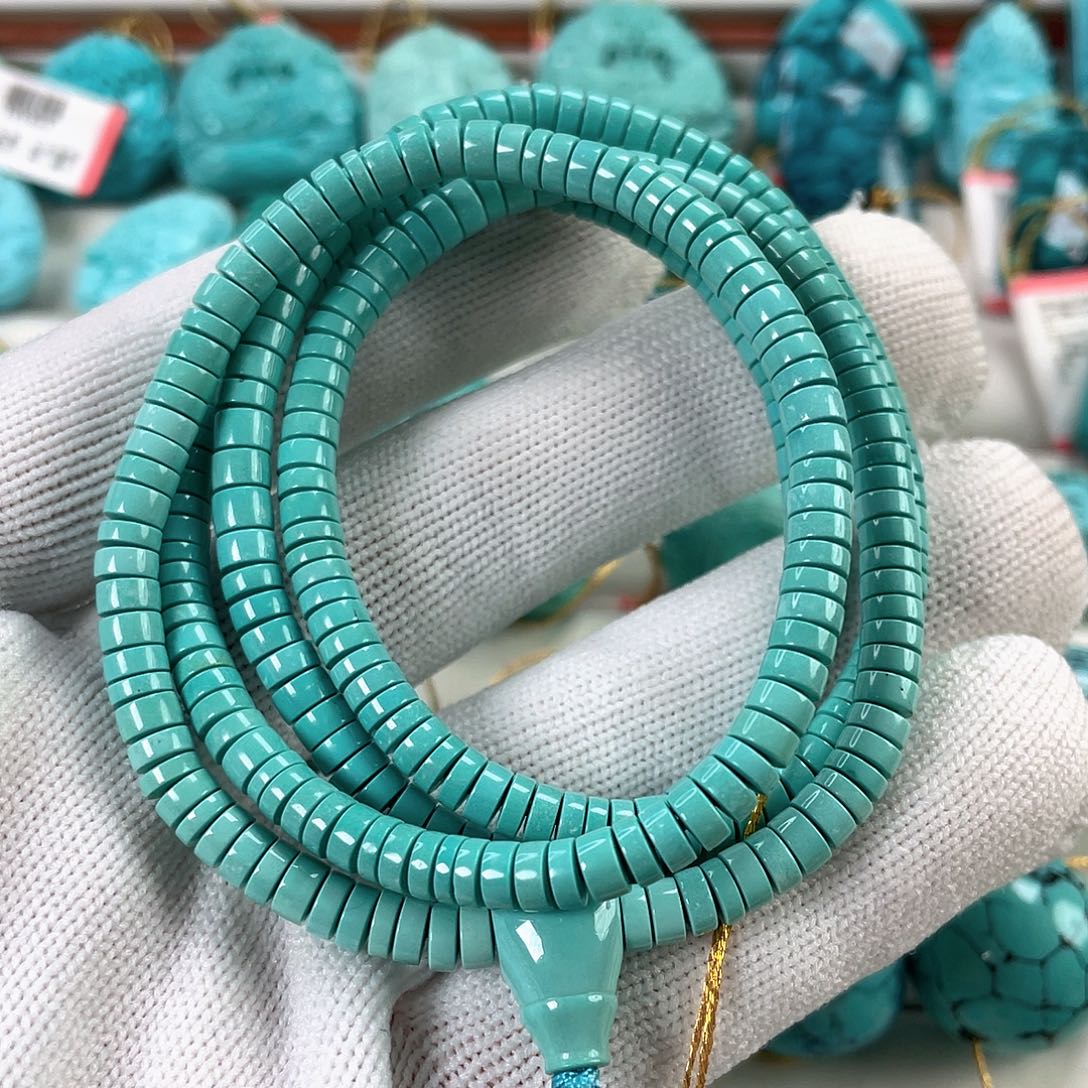 绿松石未镶嵌车挂