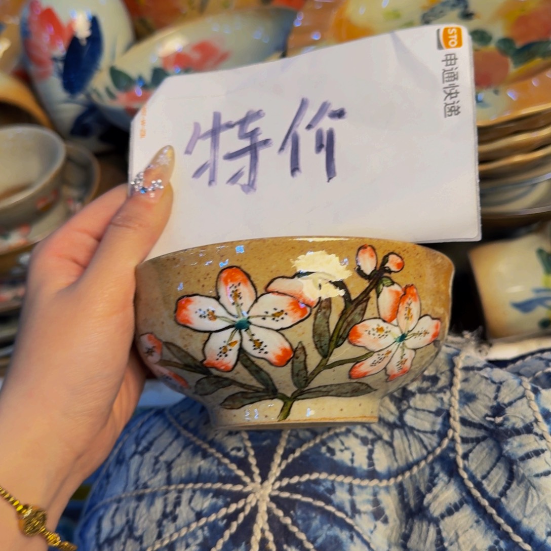 瓷片景德镇陶瓷手工手绘