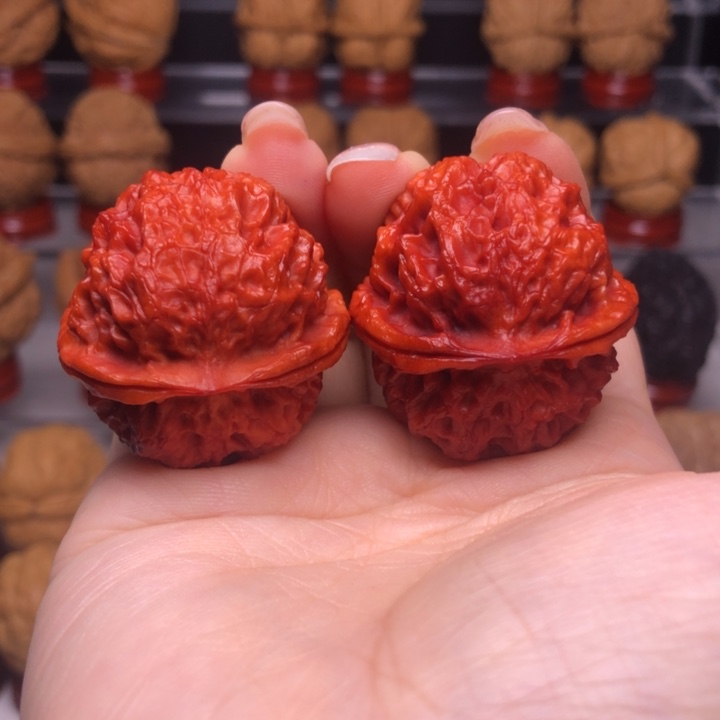 文玩核桃吊坠33珊瑚绣球