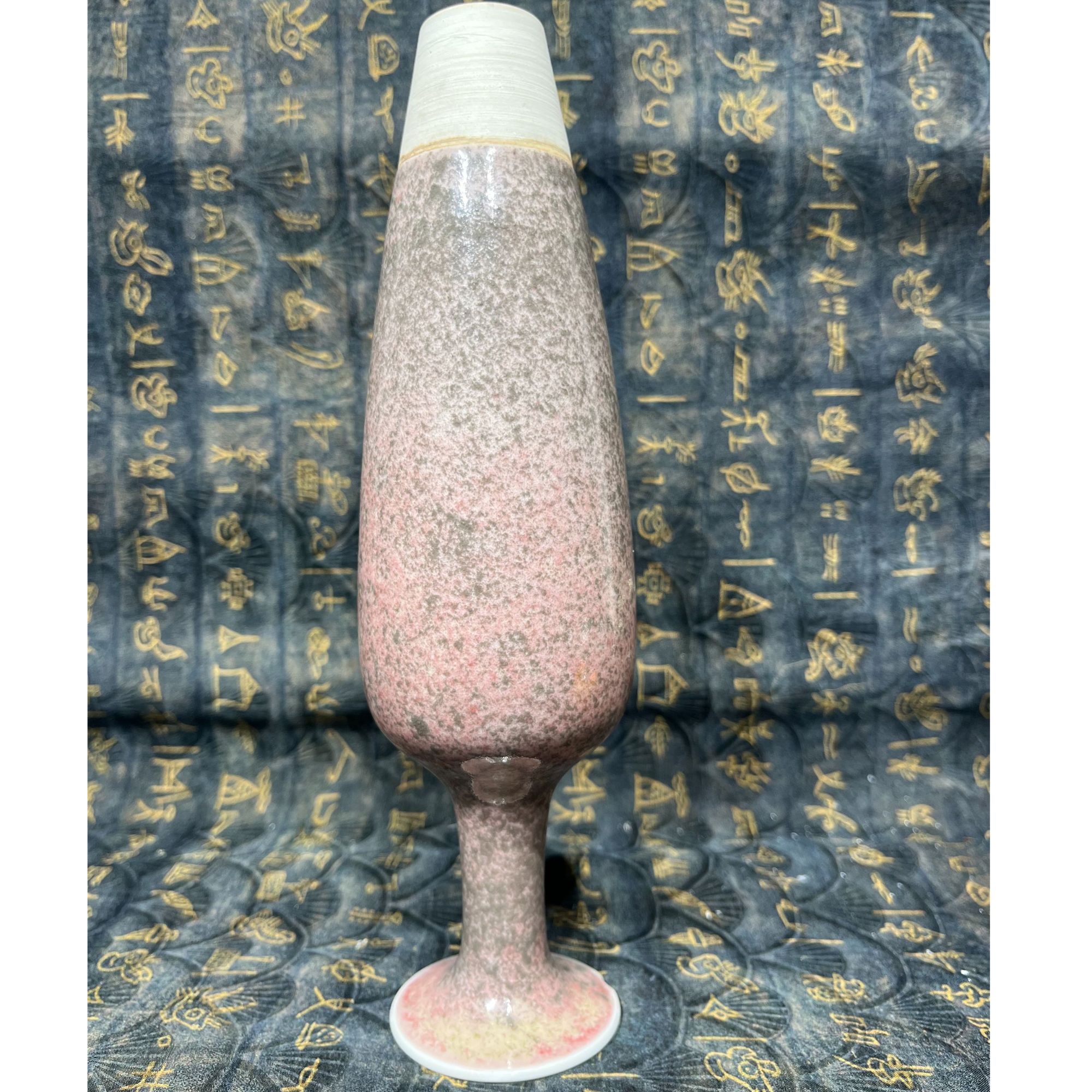 6660126-清晚-豇豆红柳叶瓶