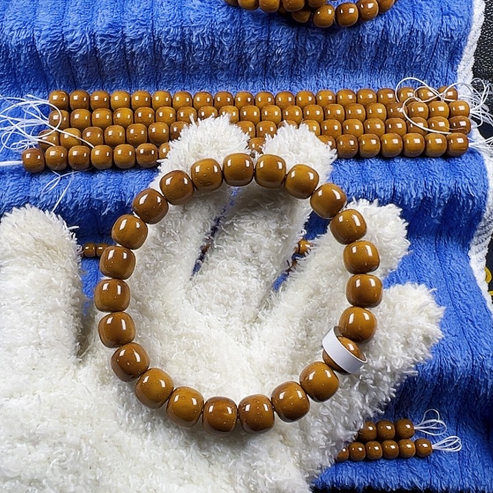 無***忧手串紫金鼠实心紫金鼠11老型