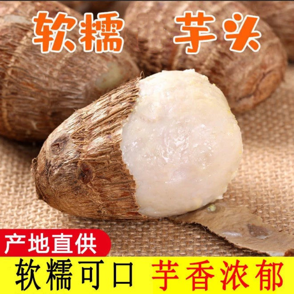 【土豆嘉专属】2025新鲜现挖芋头软糯香滑牛奶芋头产地直发