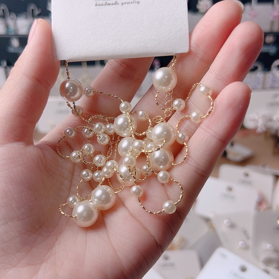 琉璃铁合金合金耳环的