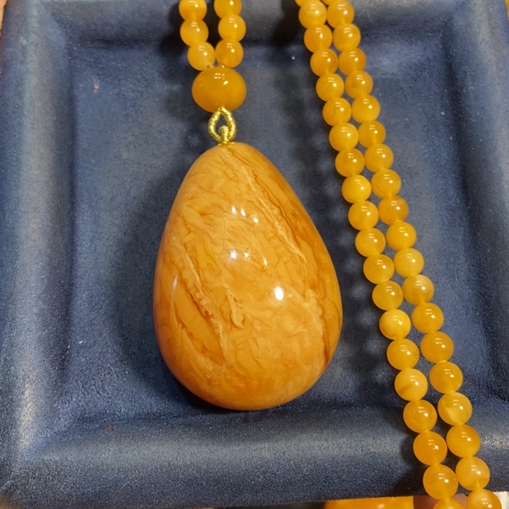 蜜蜡颈饰未镶嵌蜜蜡