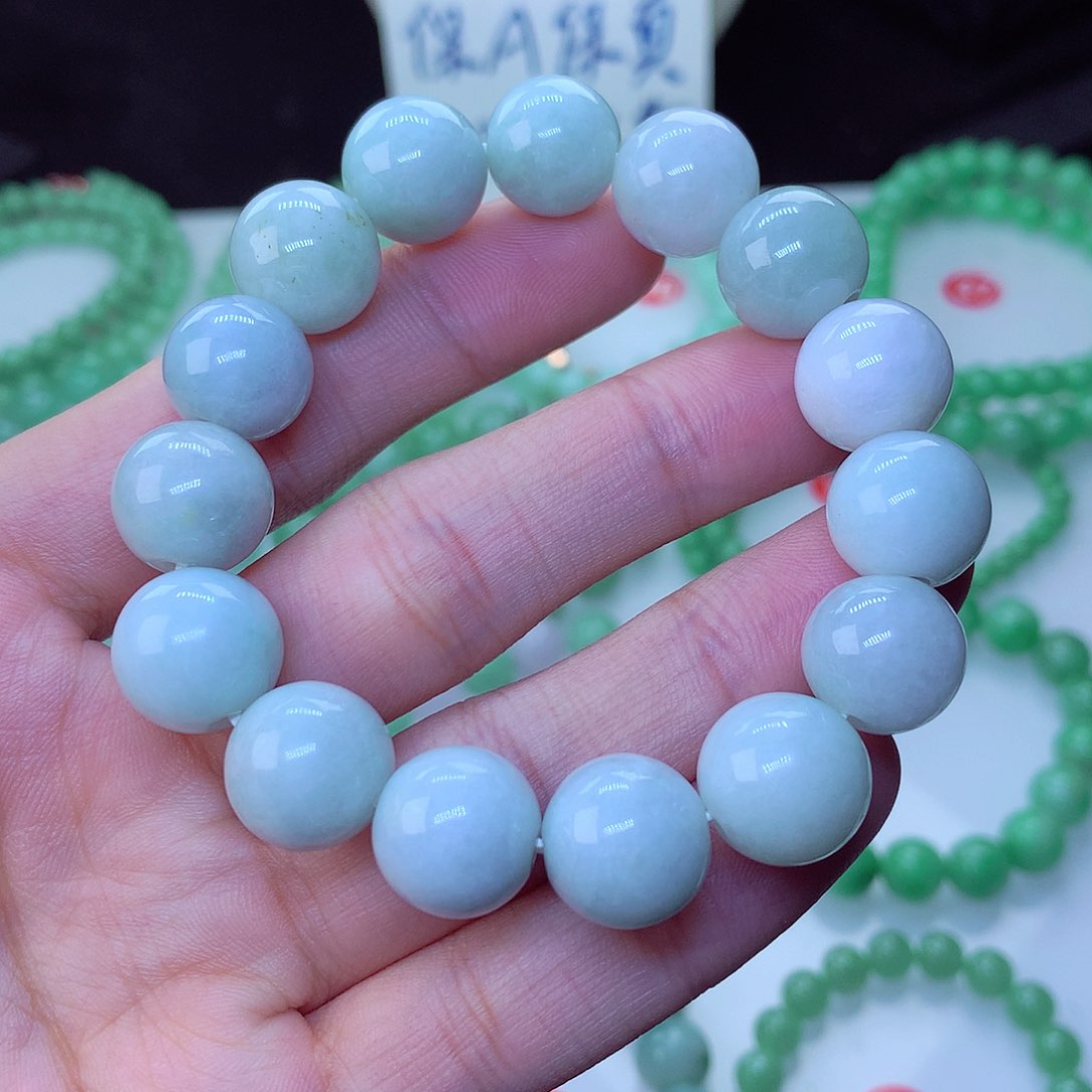 翡翠毛衣链未镶嵌