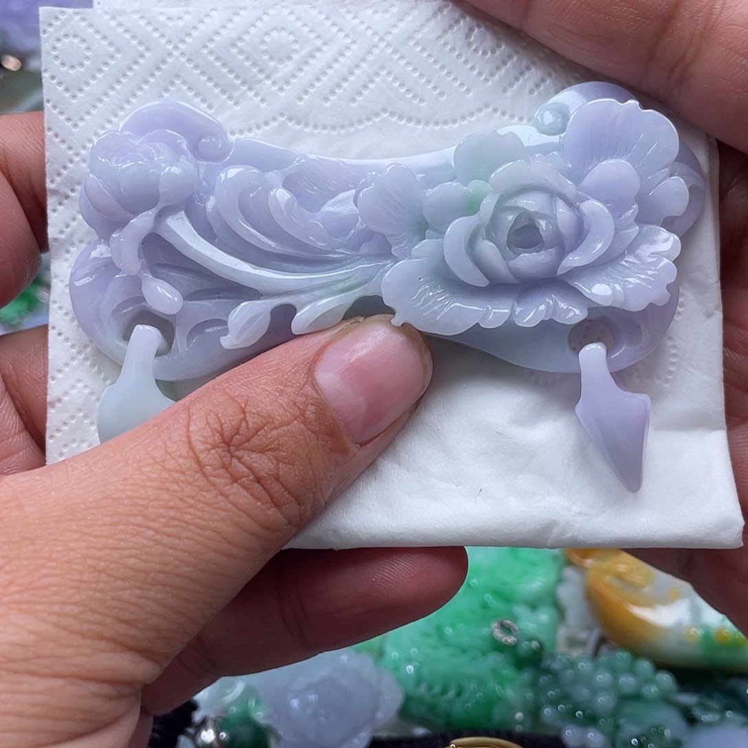 颈饰未镶嵌翡翠翡玉缘翡翠