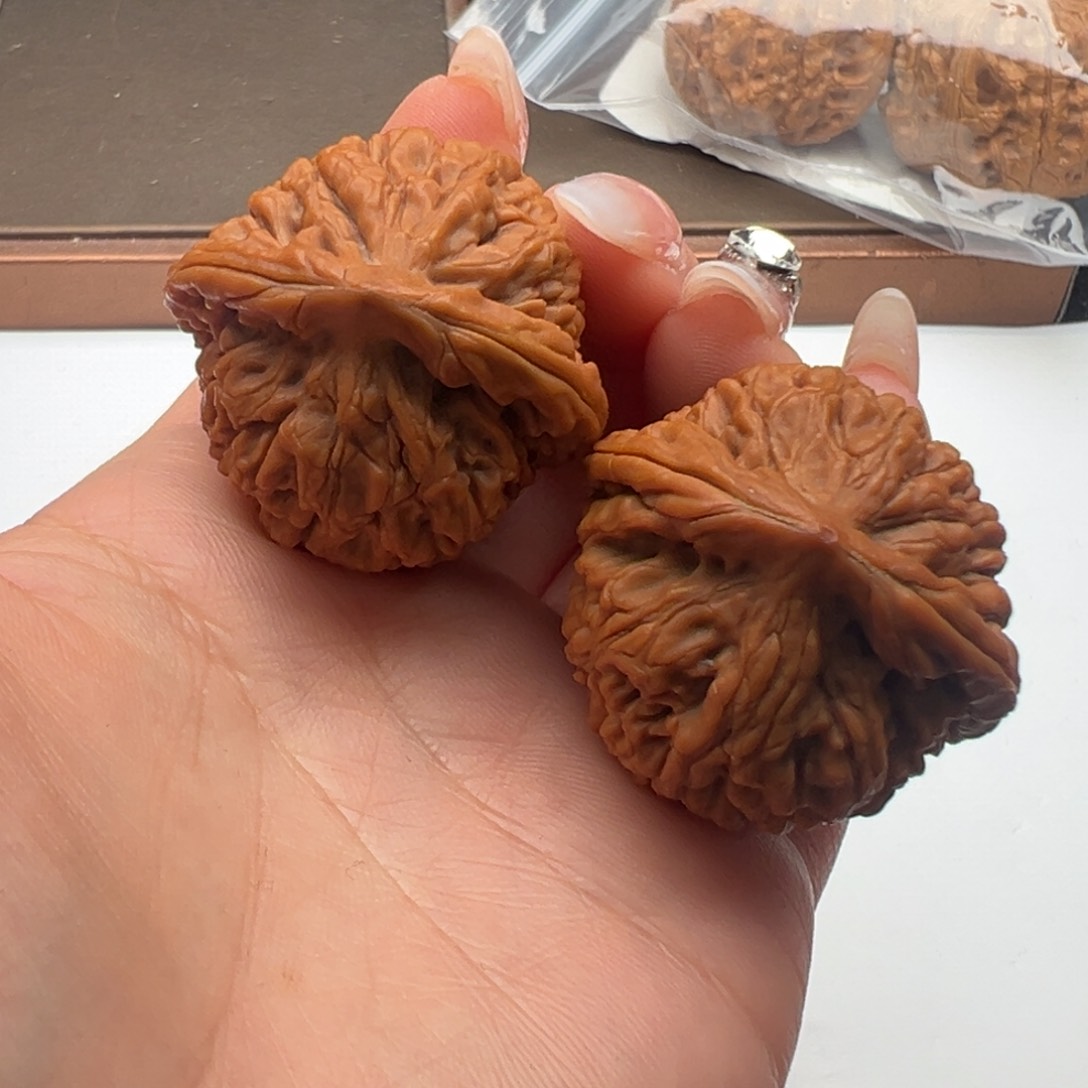 文玩核桃把件莲花37丽