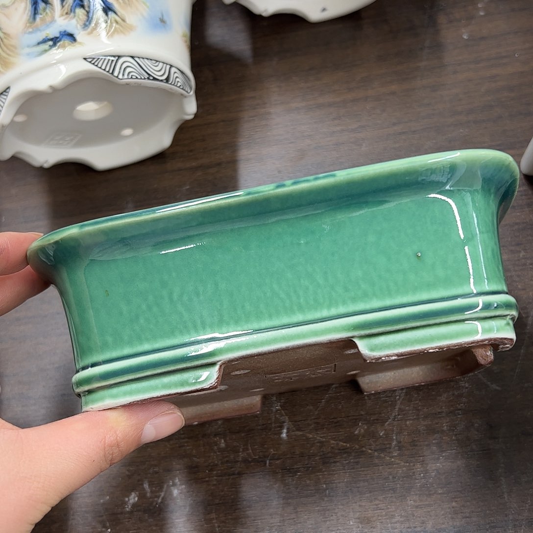 紫砂花盆905号微瑕18/14/5.5cm