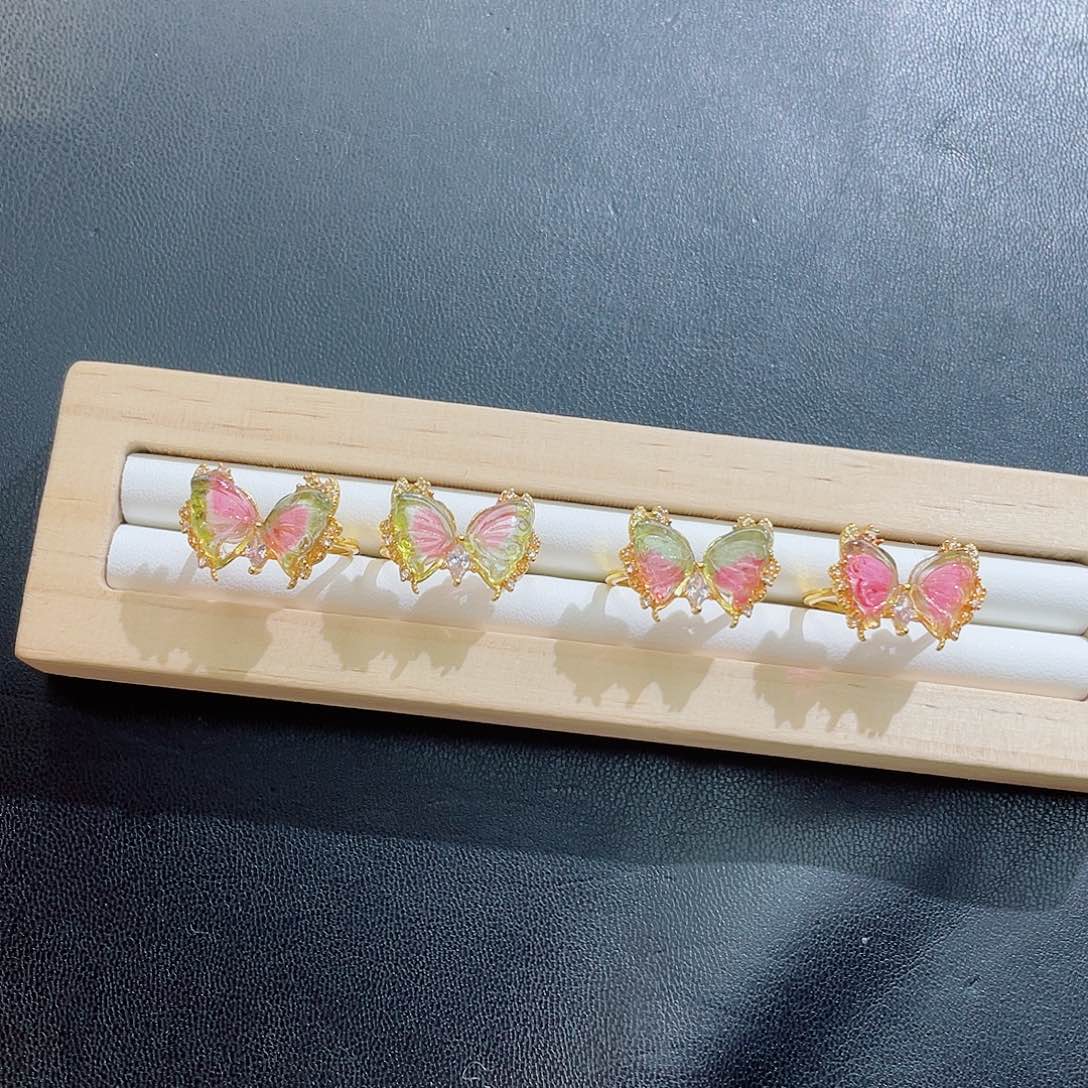 戒指未镶嵌碧玺多样性发其一