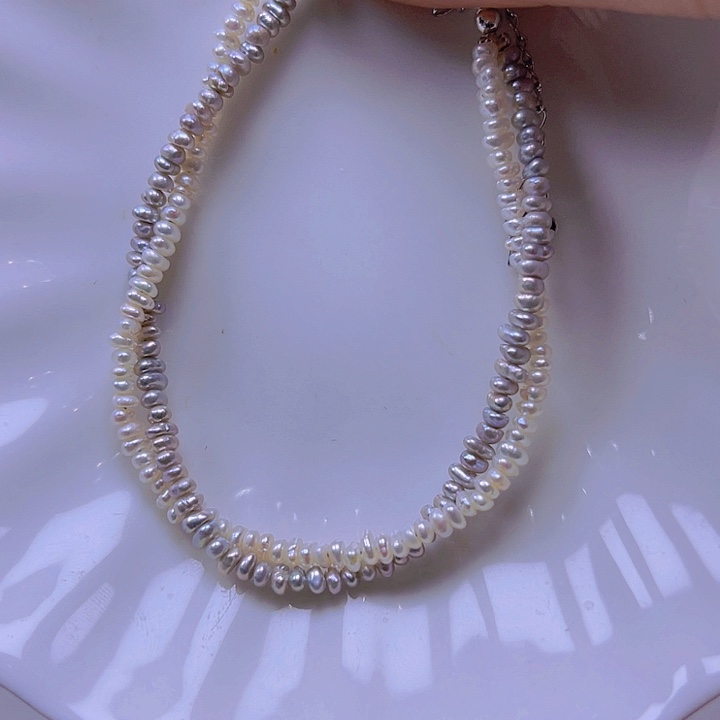 淡水珍珠手绳合金