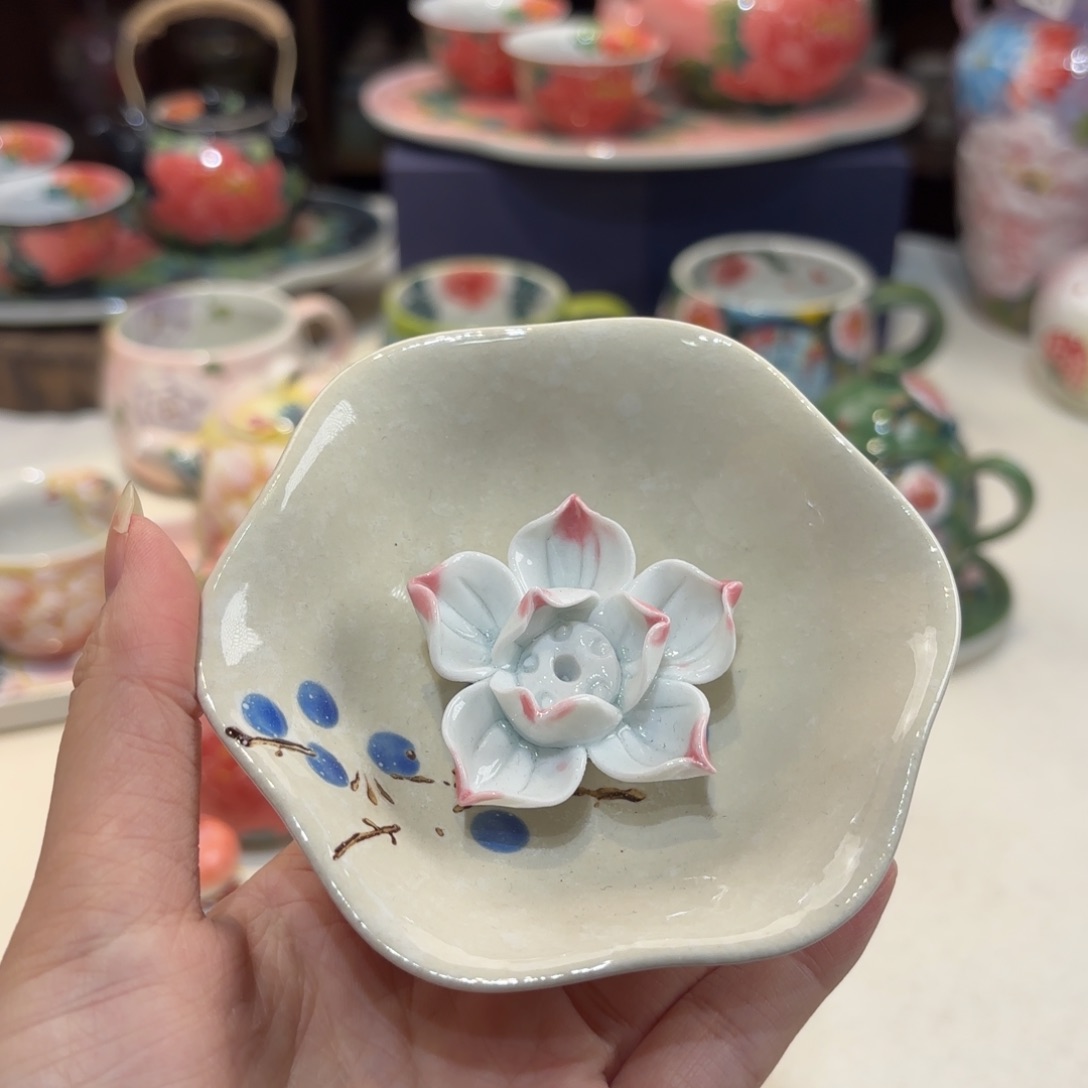 景德镇手绘高温釉下彩陶瓷茶具