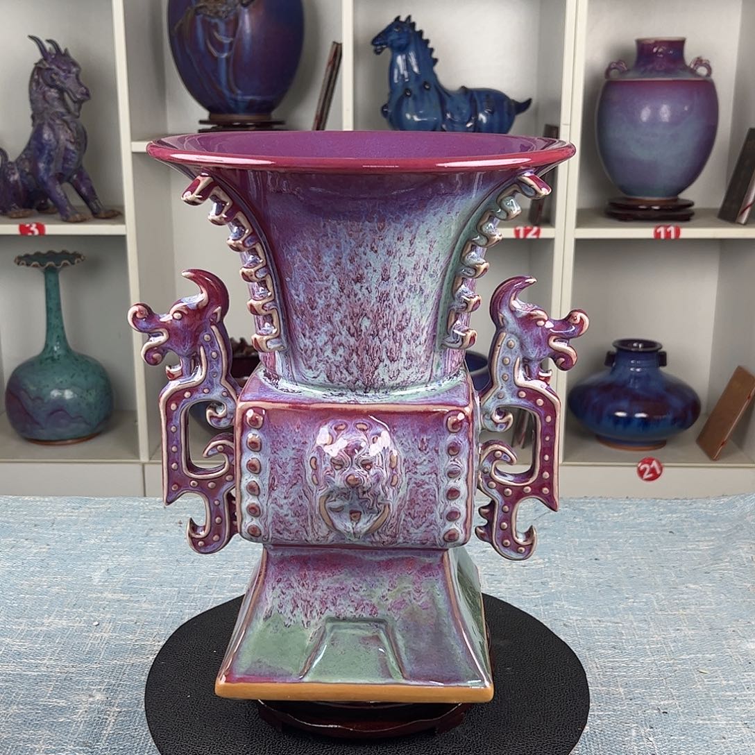 瓷片华夏鼎大师作品