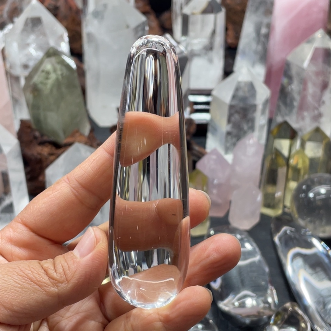 水晶未镶嵌珠宝半成品