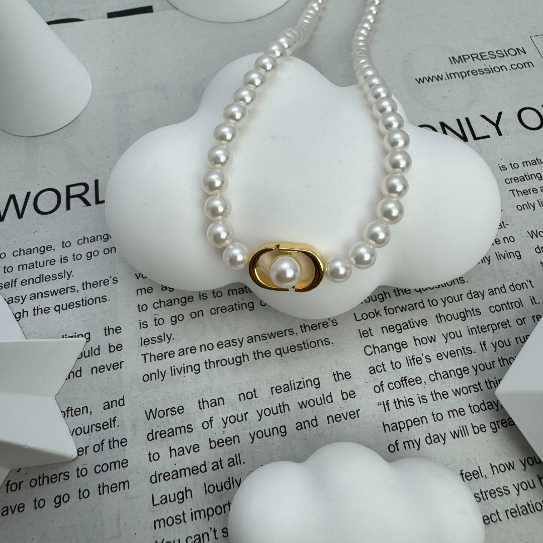 铜合金项链 高级气质简约百搭项链KNC-10077