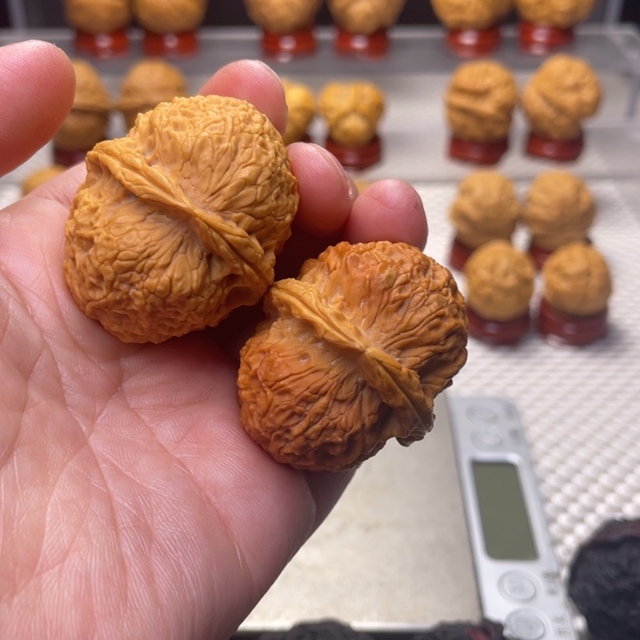 文玩核桃把件16芙蓉绣球