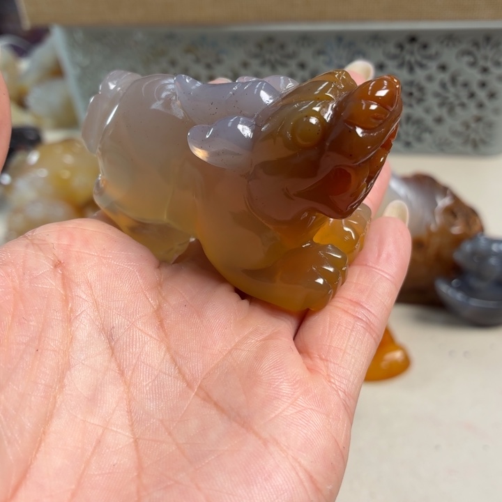 玛瑙/玉髓未镶嵌吊坠(不含链)