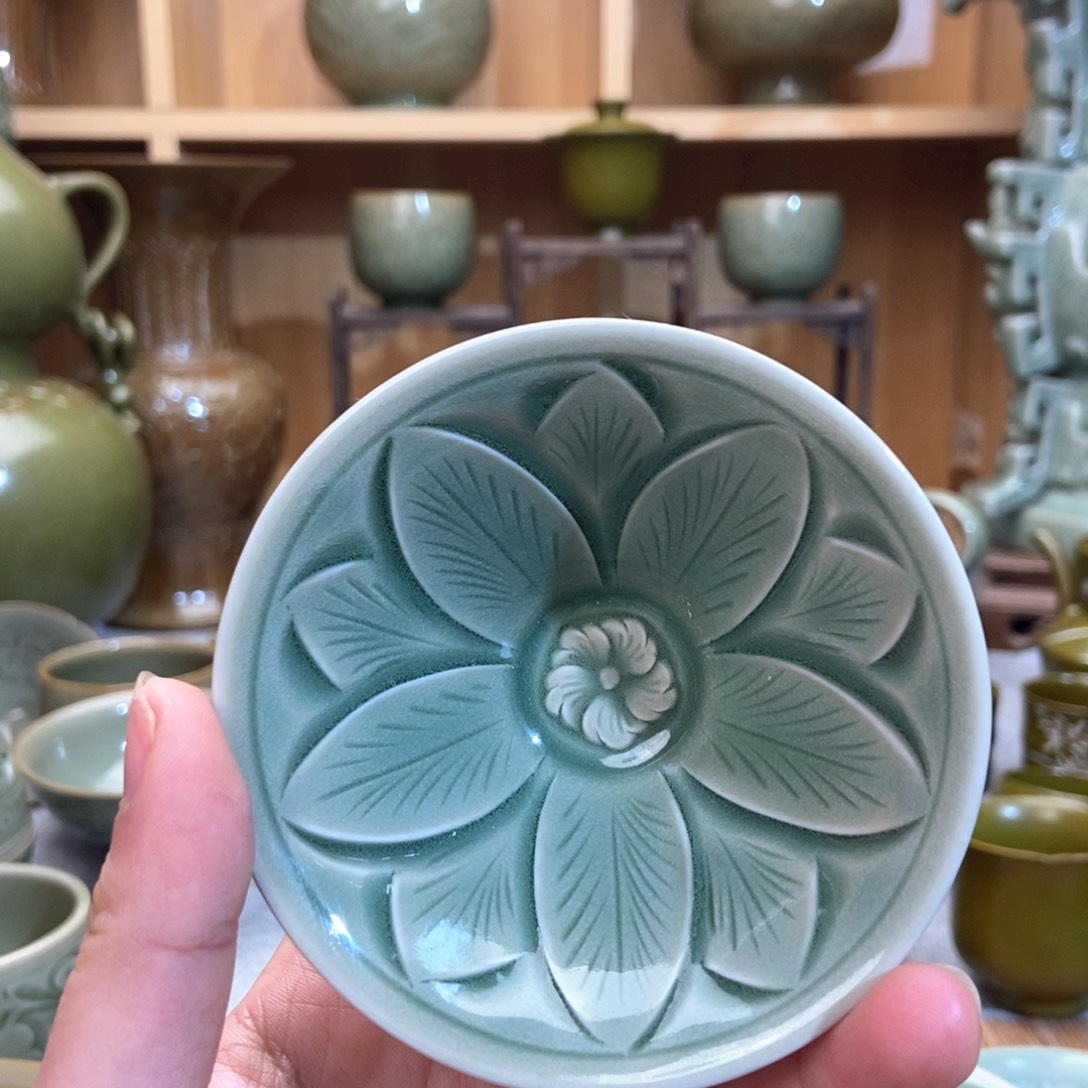 瓷片手工斗笠福利哈哈哈