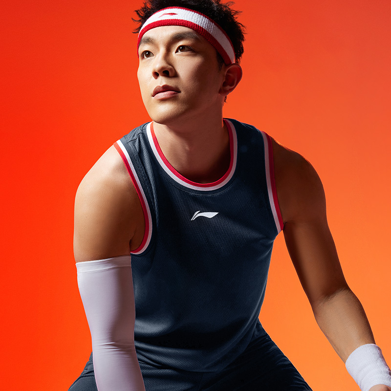 李宁球服夏季CBA专业篮球男子速干凉爽比赛套装AATU017-B品
