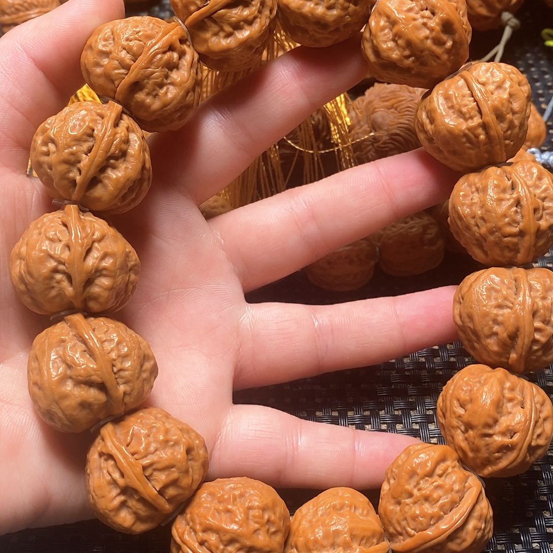 文玩核桃手串蛤蟆头手持