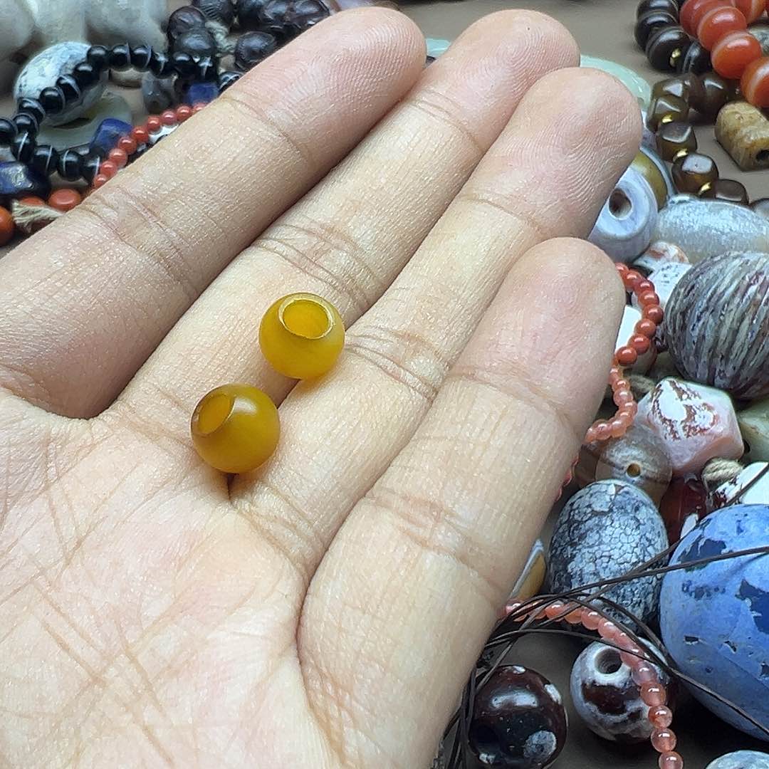 合金玛瑙/玉髓手链荷**子