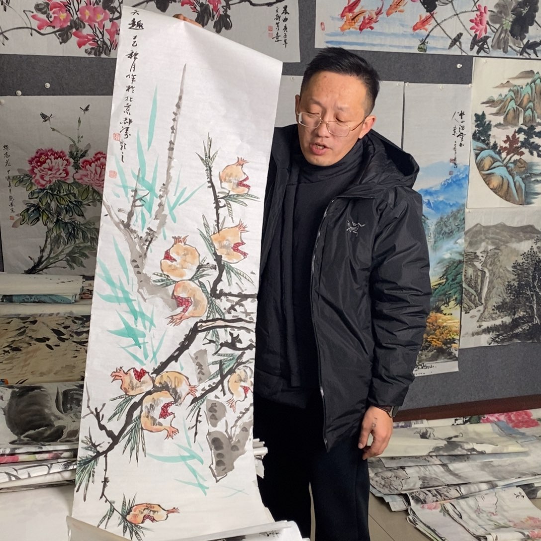 国画手写手绘国画作品50