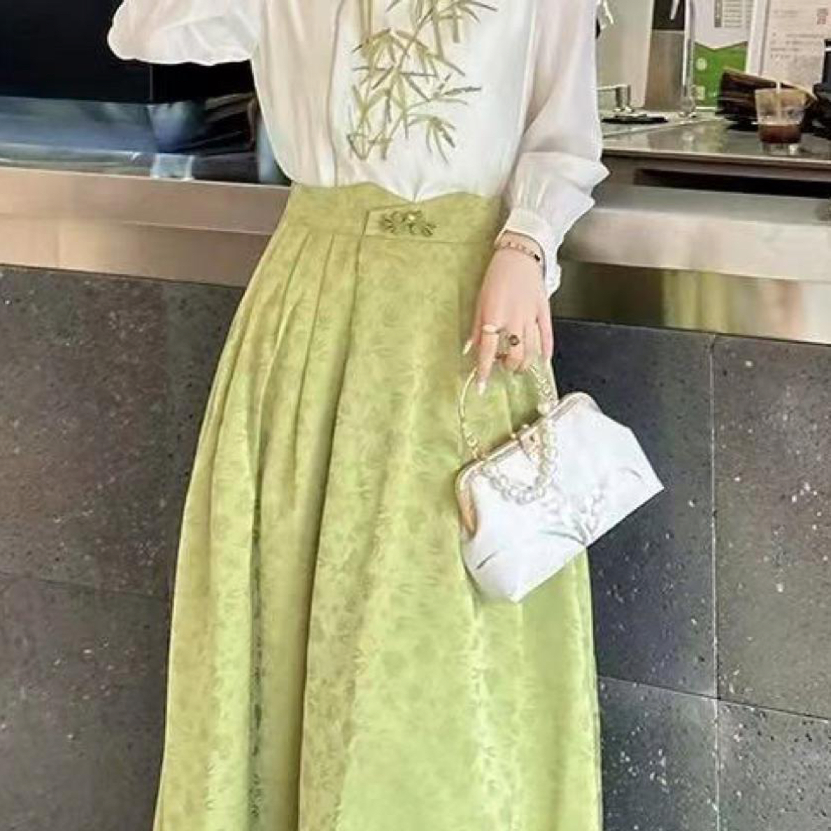 徐徐 默认微瑕 10-159孤品no退no换 女装显瘦高腰