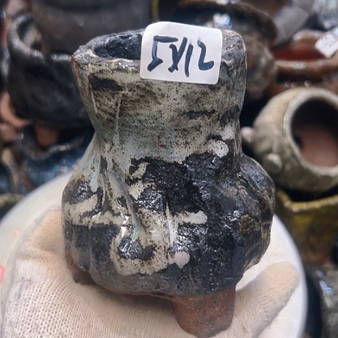 粗陶花盆手工花盆