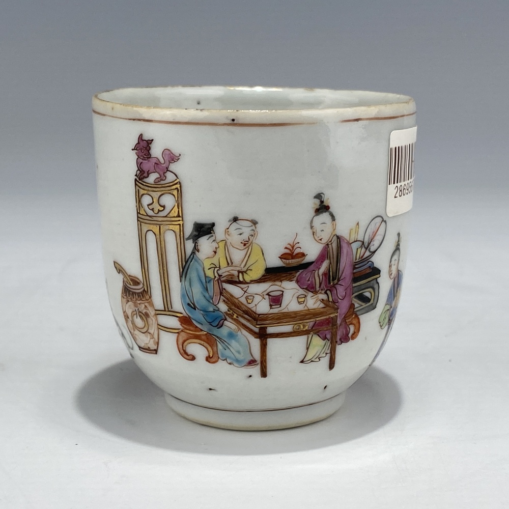 lot 22401 清中期 广彩人物故事纹小杯