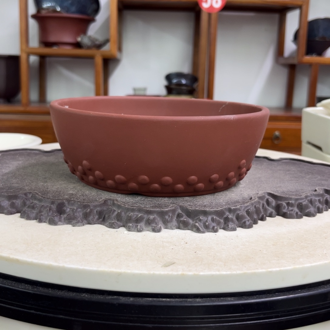 紫砂花盆6.5-18瑕疵。。