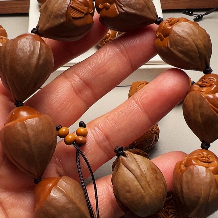 A***A手串/手链橄榄核包衣弥勒