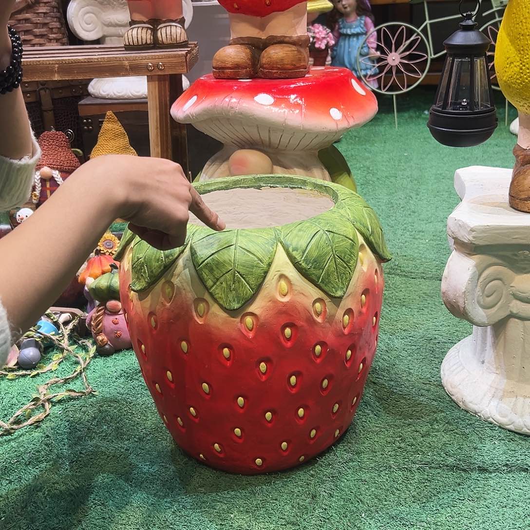 花园摆件红红火火