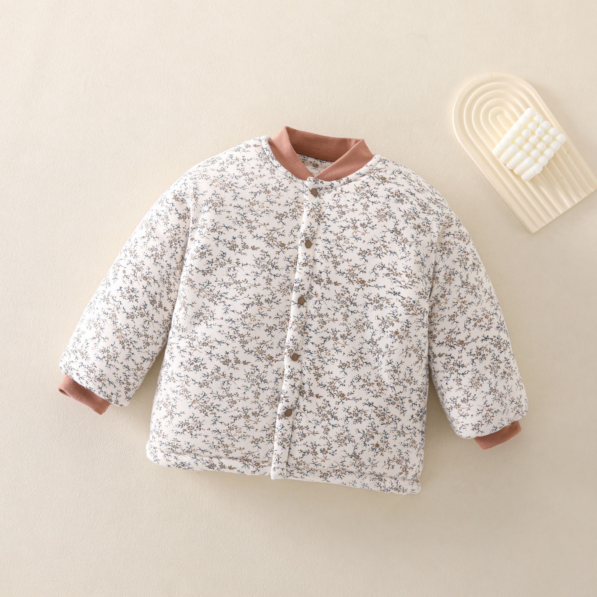 冬季加厚婴幼儿对开保暖水洗棉棉袄婴儿棉服儿童