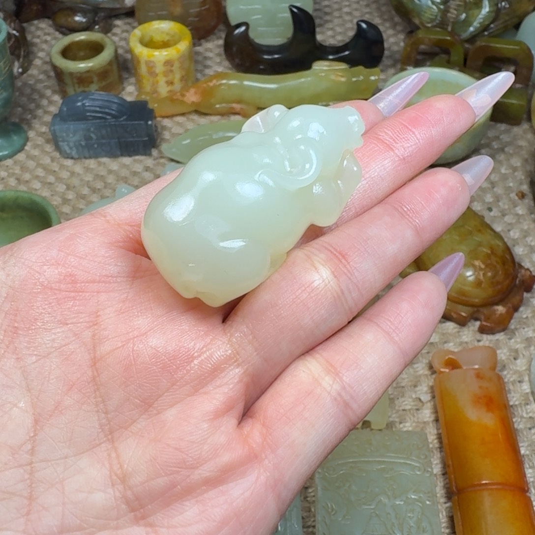 吊坠白玉菩提挂件