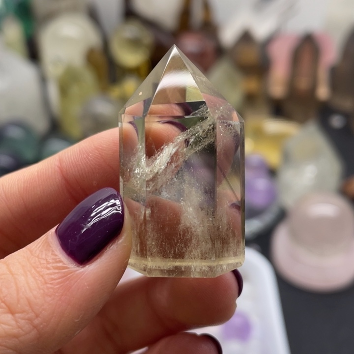 水晶2未镶嵌黄水柱