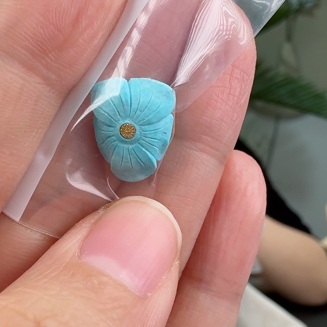 绿松石珠宝奇石未镶嵌