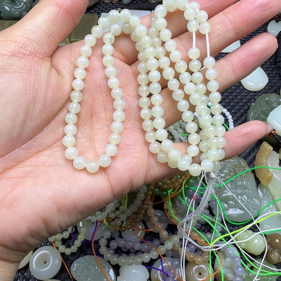 和田玉未镶嵌吊坠(不含链)