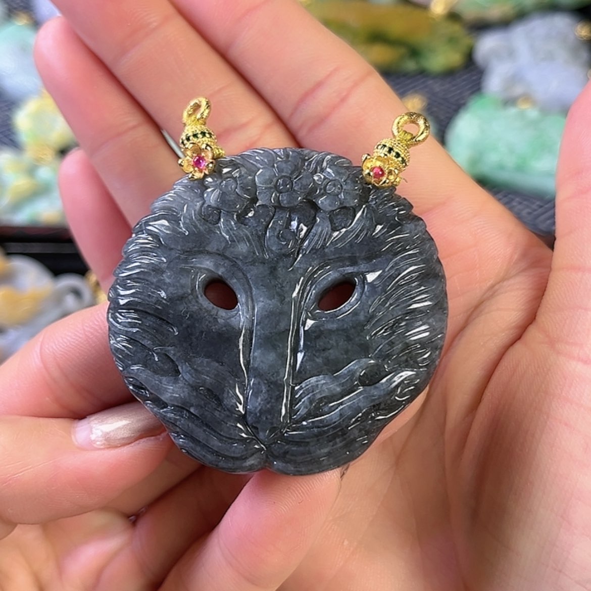 【闪购商品】翡翠颈饰未镶嵌挂件